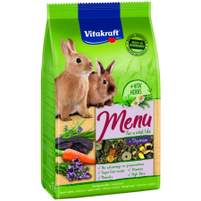 Vitakraft Menu Rabbit Kakukkfűvel | Teljes értékű nyúl eledel - 1 kg rágcsáló eledel