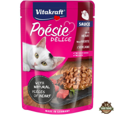 Vitakraft Poésie Delice Macska Alutasak Szív 85g macskaeledel