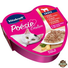Vitakraft Poésie Macska Alutál Borjú Sajtszószban 85g macskaeledel