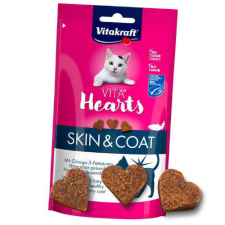  Vitakraft | Vita Szívek-Skin&amp;coat - lazacos jutalom falat cicáknak - 40g jutalomfalat macskáknak
