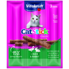 Vitakraft Vitakraft Cat Stick Jutalomfalat Mini Nyúl & Kacsa 3x6g jutalomfalat macskáknak