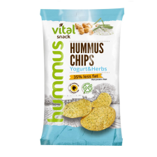 Vital humusz chipsz joghurtos zöldfűszeres 65 g előétel és snack