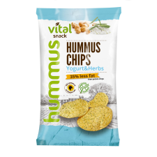 Vital Vital humusz chipsz joghurtos zöldfűszeres 65 g reform élelmiszer