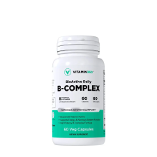 VITAMIN360 Bioaktív B-komplex (60 Veg Kapszula) vitamin és táplálékkiegészítő