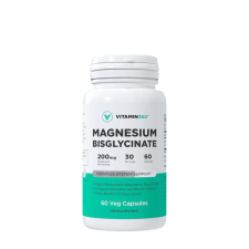 VITAMIN360 Magnesium Bisglycinate 50 mg - Magnézium-biszglicinát (60 Veg Kapszula) vitamin és táplálékkiegészítő