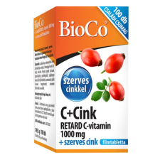  Vitamin BIOCO C + Cink Retard 100 darab vitamin és táplálékkiegészítő