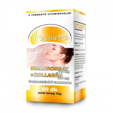  VITAPALETTA HIALURONSAV 100 MG+KOLLAGÉN 300 MG TABLETTA 60 DB vitamin és táplálékkiegészítő