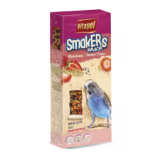 Vitapol | Smakers rúd (eper) | Pprémium duplarúd - hullámos papagáj részére - 90g madáreledel