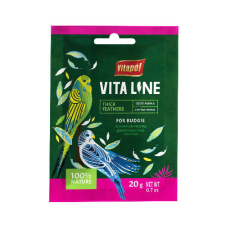 Vitapol Vitaline (tollváltást segítő) - kiegészítő eleség hullámos papagájok,kanárik részére (20g) madáreledel