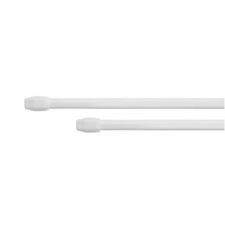 Vitrázsrúd 40 Cm Fehér,Lapos M:55Cm karnis, függönyrúd