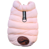  VIVA Pet Bélelt Kutyakabát, púderrózsaszín, L-es méret