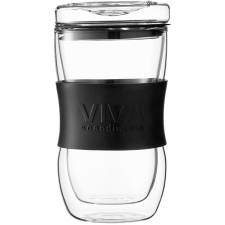 VIVA SCANDINAVIA MINIMA MINIMA, 450 ml, fekete üveg termosz