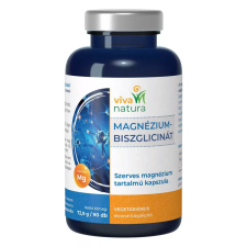 VIVA Viva natura magnézium-biszglicinát vegetáriánus étrend-kiegészítő kapszula 90 db vitamin és táplálékkiegészítő
