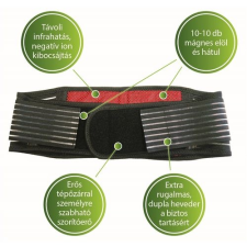 Vivafit Elasztikus derékszorító öv mágnessel és turmalinnal, S méret, GYVFMTEDS gyógyászati segédeszköz