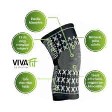 Vivafit GYVFMM mágneses térdszorító turmalinnal M-es (GYVFMM) gyógyászati segédeszköz