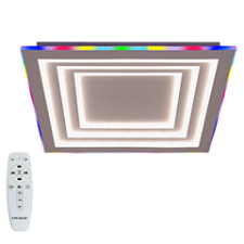 Vivalux Dakota Mennyezeti LED lámpa (102W - 5701lm) távirányítóval, RGB+CCT világítás