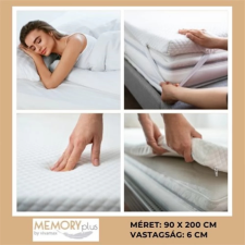 Vivamax Memóriahabos fedőmatrac (90x200x6cm) gyógyászati segédeszköz