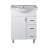  VivaStyle BIANKA 65 lábon álló fürdőszobabútor 3 fiókos Sanovit ALBATROS10065 mosdóval 64,5x46,5cm