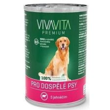 Vivavita Bárányhús konzerv kutyáknak, 12 x 415 g kutyaeledel