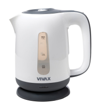 Vivax WH-170BW vízforraló, 2200 W, 1,7 liter, fehér/szürke vízforraló és teáskanna