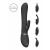VIVE Chou - akkus, vízálló csiklókaros vibrátor cserélhető fejekkel (fekete)