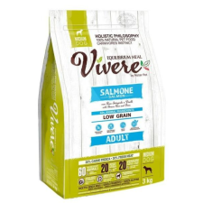 Vivere Low Grain Adult Medium Salmon 2x12kg kutyaeledel