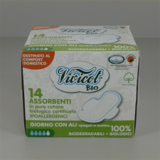 Vivicot bio nappali szárnyas betét 14 db intim higiénia