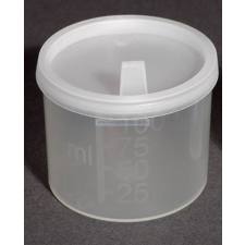 Vizeletes pohár, pattintós fedéllel, műanyag 100 ml /nem steril/ gyógyászati segédeszköz