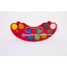  Vízfesték, 12 darabos, 30 mm, KORES "Aquarellos" kréta, festék és papír