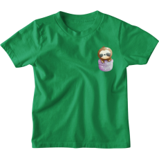  Vízfestmény Zsebminta Lajhár - Gyerek Póló