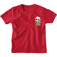  Vízfestmény Zsebminta Panda - Gyerek Póló