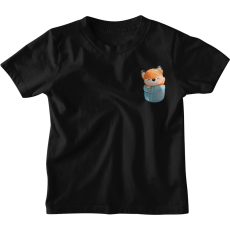  Vízfestmény Zsebminta Róka - Gyerek Póló