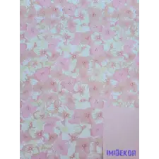  Vízhatlan mintás ív 70x100cm - Hortenzia mintás - Púder dekorációs kellék