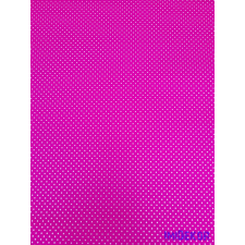  Vízhatlan mintás ív 70x100cm - Pici Pöttyös - Sötét Rózsaszín dekorációs kellék