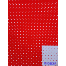  Vízhatlan mintás ív 70x100cm - Pöttyös Kétoldalú - Piros-Fehér dekorációs kellék