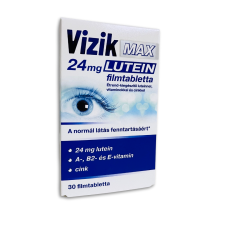 Vizik Max Lutein 24 mg Filmtabletta 30 db vitamin és táplálékkiegészítő