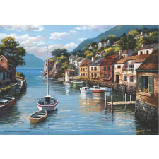 Vízparti Falu Puzzle 500 Darabos puzzle, kirakós
