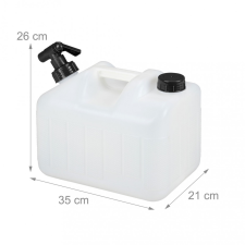  Víztároló kanna csappal 10 literes fehér-fekete 10036878_10_sw konyhai eszköz