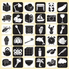  Vizuális Stimulációs Kártyák Fekete-fehér Újszülöttek és Csecsemők Számára készségfejlesztő