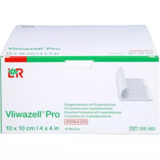  Vliwazell Pro nedvszívő sebpárna steril - 10 db gyógyászati segédeszköz