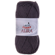 VLNIKA Aura Kötőfonal, 100 g, 905 grafitszürke rövidáru