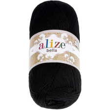 VLNIKA BELLATEX BELLA 100 g - 60 fekete rövidáru