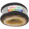 VLNIKA Bellatex SpagoYarn Rainbow 250 g - 3 barna, mustár (10025)