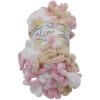 VLNIKA Puffy color 100 g - 6046 fehér, bézs, rózsaszín