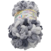 VLNIKA Puffy color 100g - 5925 fehér, szürke