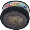 VLNIKA SpagoYarn Rainbow 250 g - 2 bézs-fekete (7657)