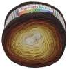 VLNIKA SpagoYarn Rainbow 250 g - 7 sárga-barna (7659)