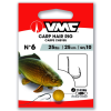  VMC Carp Hair Rig 7021 Hooks Braided Line Boilie 4 előkötött horog 2db (171024)