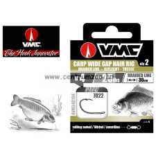  Vmc Carp Hair Rig 7022 Hooks Braided Line Boilie 2 - Előkötött Horog Csalitüskével 4-Es Méret 25Lbs 30Cm 2Db (171022) horog