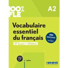  Vocabulaire essentiel du francais A2 - livre + didierfle.app idegen nyelvű könyv